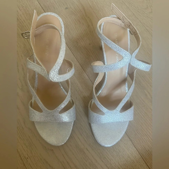 STUART WEITZMAN
Mariposa Glitter Leather Sandals size 6 - Picture 4 of 7